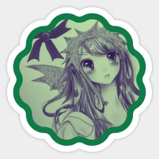 Christmas Fairy Green Sticker